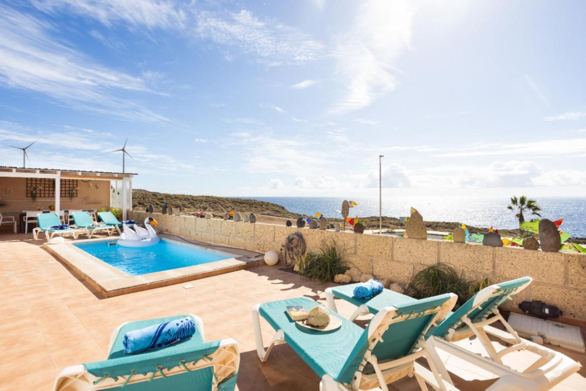 Casa Almendra: Oceanview Oasis with Private Pool and Family-Friendly Amenities Villa La Listada Exterior photo